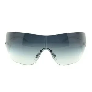 Versace Shiny White Designer Sunglasses Versace VE4409 S (53 - 19) with Grey lenses and White frame  main image 3